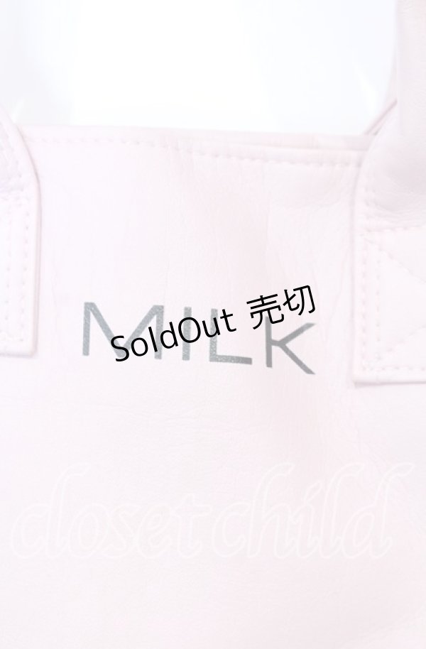 画像2: MILK / トートバッグ  ピンク O-25-09-03-007-ML-BG-OW-OS (2)