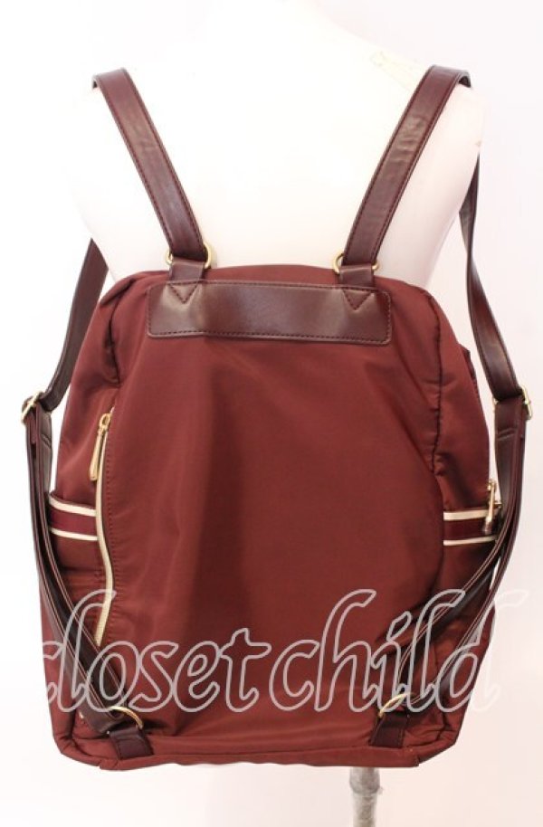 画像4: 【SALE】m petit by misako / AM2WAYリュック  ワイン O-25-09-03-008-LO-BG-OW-ZT-K024 (4)