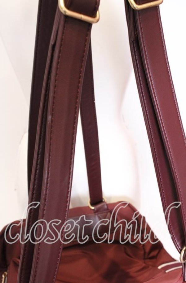 画像5: 【SALE】m petit by misako / AM2WAYリュック  ワイン O-25-09-03-008-LO-BG-OW-ZT-K024 (5)