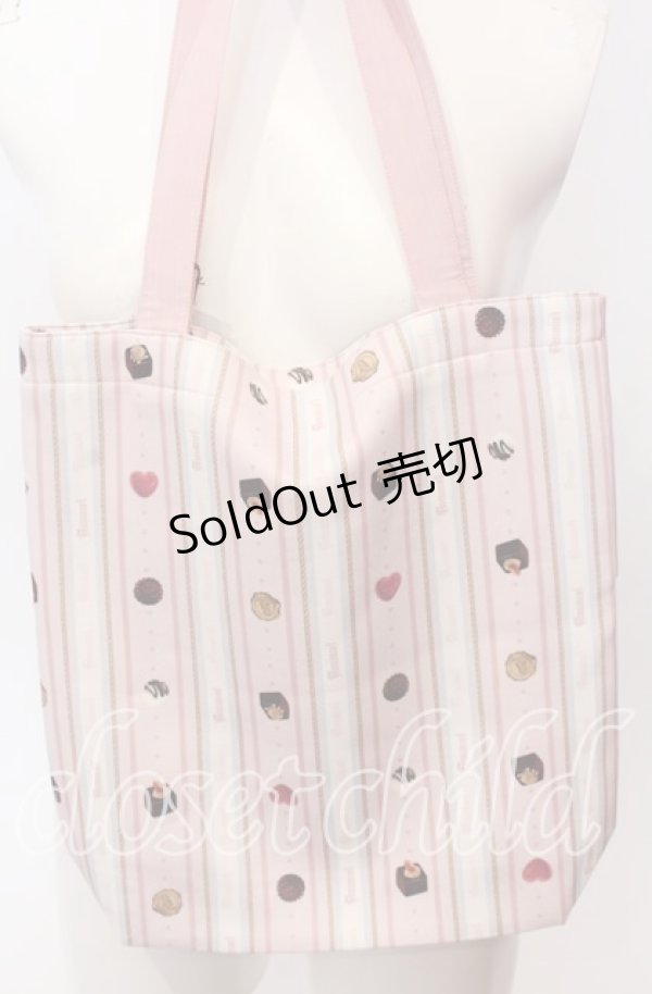 画像3: Amavel / Nounours Chocolatory リボントート  ピンク O-25-09-03-014-CA-BG-OW-ZT501 (3)