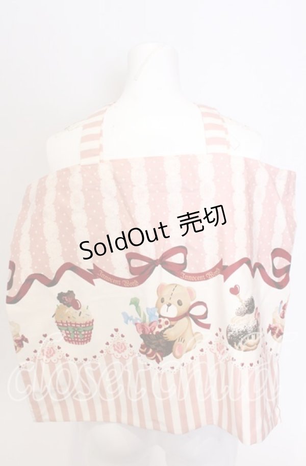 画像1: 【SALE】Innocent World / スイーツテディベアショップバッグ  ピンク O-25-09-03-015-IW-BG-OW-ZT501 (1)