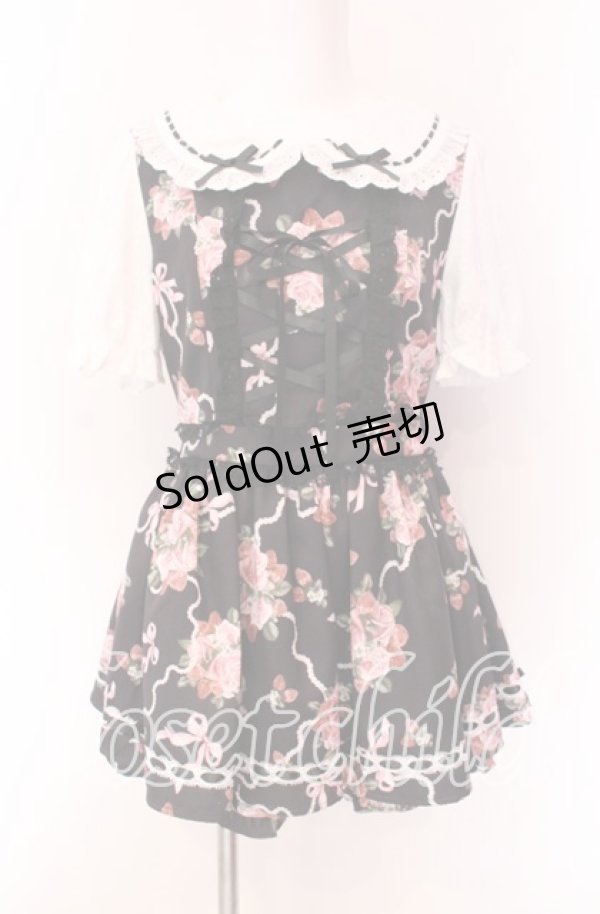 画像1: Jamieエーエヌケー / ゴシックローズのセットアップ  クロ O-25-09-04-001-LO-OP-IG-OS (1)