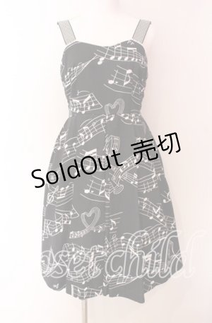 画像: MILK / Melodyドレス  ミッドナイト Music O-25-09-04-024-ML-OP-OW-OS