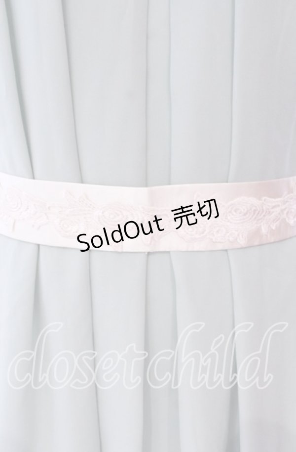 画像2: axes femme / バックバラスリットドレス  グリーン O-25-09-04-025-AX-OP-IG-ZT052 (2)