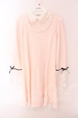 画像1: 【SALE】Ank Rouge / レース袖胸あきワンピース M ピンク O-25-09-04-031-CA-OP-OW-ZT383 (1)