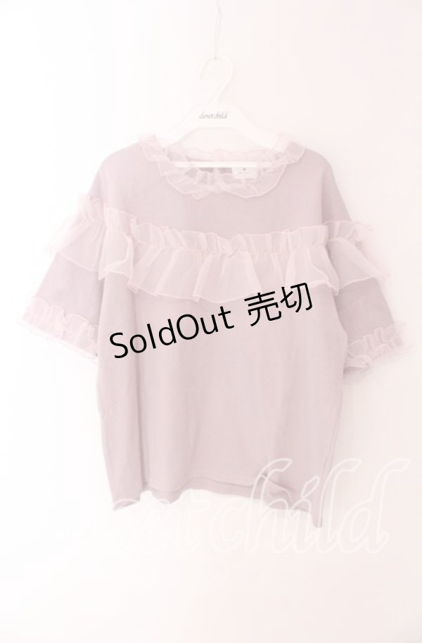 画像1: merry jenny / いそざいフリルTシャツ F ピンク O-25-09-04-034-LO-TO-OW-ZT0924B (1)