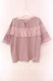画像2: merry jenny / いそざいフリルTシャツ F ピンク O-25-09-04-034-LO-TO-OW-ZT0924B (2)