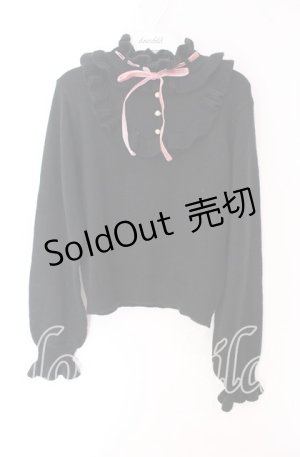 画像: Ank Rouge / フリルヨークニット M クロ O-25-09-04-040-CA-TO-OW-OS