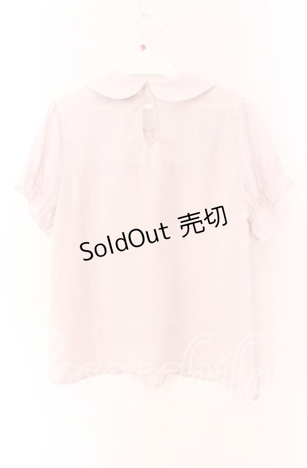 画像3: 【SALE】Ank Rouge / プチバラタックプルブラウス M ピンク O-25-09-04-043-CA-BL-OW-ZT055 (3)