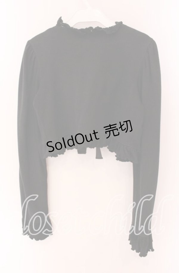 画像3: ALICE and the PIRATES / 長袖胸あきボレロ  クロ O-25-09-04-054-PA-TO-IG-OS (3)