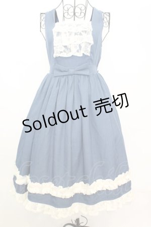 画像: axes femme kawaii / オリビアジャンパースカート M ブルー O-25-09-04-1039-AX-OP-OW-OS