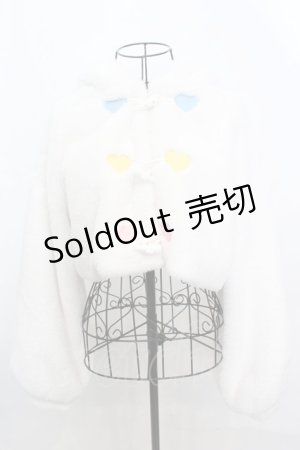 画像: To Alice / Pastel Baby Rabbit　ショートコート M シロ O-25-09-04-1013-LO-CO-OW-OS