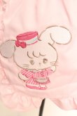 画像3: axes femme kawaii / mikkoコラボ刺繍エプロン  ピンク O-25-09-04-1014-AX-SK-OW-OS (3)