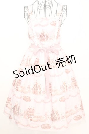 画像: axes femme kawaii / お菓子の家柄ジャンスカ M ピンク O-25-09-04-1025-AX-OP-YM-OS