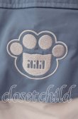 画像2: ililil / ぬたコラボ切り替えデザイン猫耳アノラックパーカー  ブルーｘホワイト O-25-09-04-079-PU-TO-YM-OS (2)