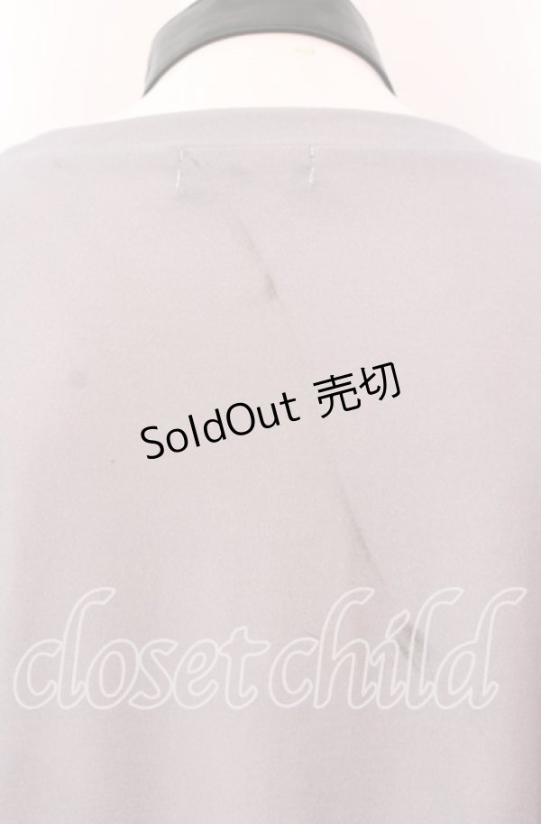 画像4: ACDC RAG / わんわん チョーカーTシャツ＆アームカバー  ブルーｘグレー O-25-09-04-080-PU-TS-YM-OS (4)