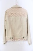 画像3: 【SALE】INGEBORG / レース配色ジャケット 11 ベージュ O-25-09-04-086-LO-JA-IG-ZT014 (3)