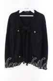 画像1: INGEBORG / ジャケット風ニットボレロ  クロ O-25-09-04-099-LO-TO-IG-ZT011 (1)