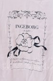 画像2: INGEBORG / カメリアプリントＴシャツ 13 ピンク O-25-09-04-119-LO-TS-IG-ZT090 (2)