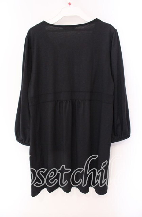 画像3: INGEBORG / モチーフレザーコードチュニック 11 クロ O-25-09-04-121-LO-TO-IG-ZI (3)