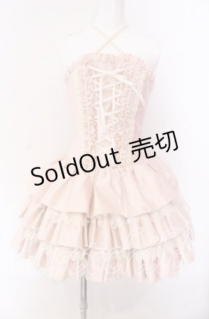 画像: ATELIER PIERROT / ミニコルセットワンピース  ピンク O-25-09-04-010-EL-SK-IG-OS