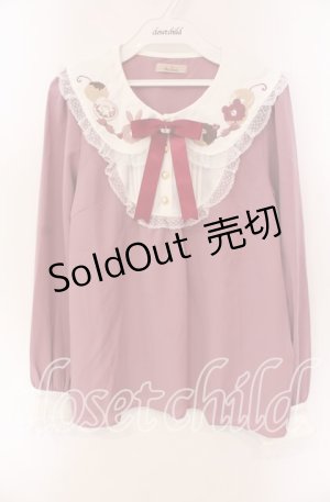 画像: Amavel / AnimalDonutsうさみみブラウス  ピンク O-25-09-06-041-CA-BL-IG-OS