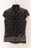 画像3: 【SALE】KILL STAR / ムーン総柄シアーブラウス S ブラック O-25-09-06-058-SL-BL-OW-ZT259 (3)