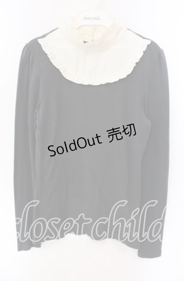 画像1: 【SALE】Fi.n.t / ヨーク切り替えカットソー F グリーン×アイボリー O-25-09-06-061-CA-TO-OW-ZT013 (1)