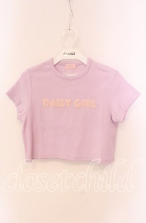 画像: lilLilly / DAYSY GIRL Tシャツ F ラベンダー O-25-09-06-082-LO-TO-OW-OS