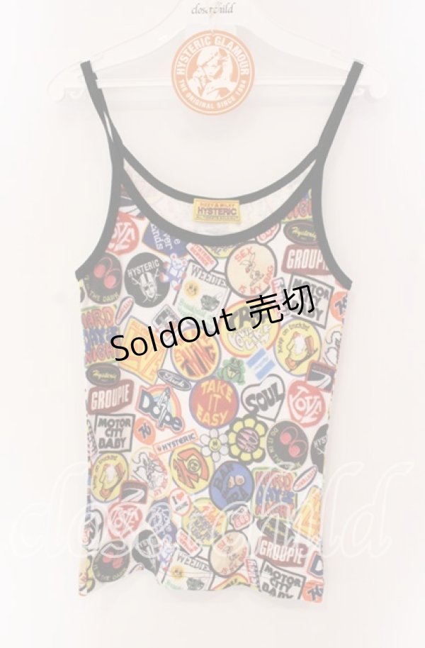 画像1: HYSTERIC GLAMOUR / 総柄キャミソール  マルチ O-25-09-06-085-PU-TO-OW-OS (1)