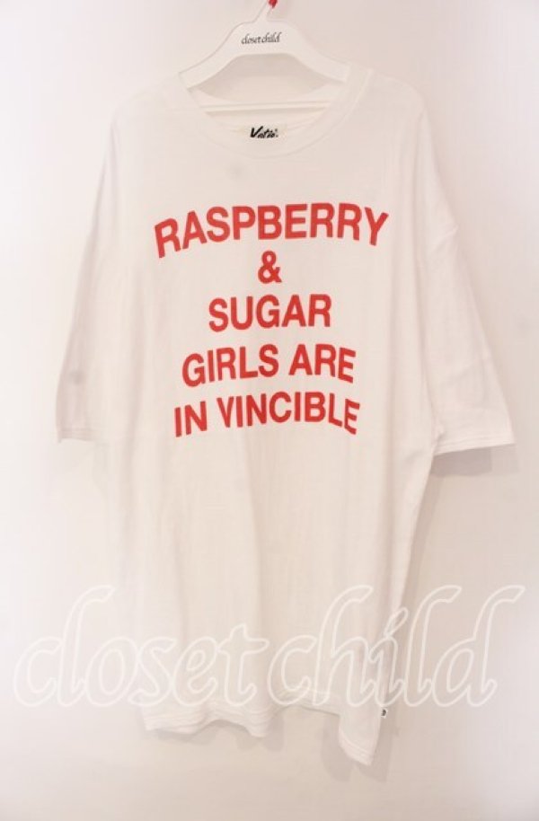 画像1: 【SALE】Katie / FRUITS HOLIC!Message teeワンピース F シロ O-25-09-06-086-LO-OP-OW-ZT256 (1)