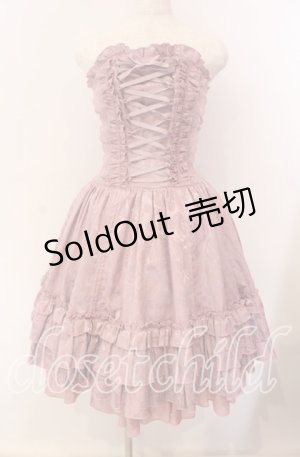 画像: ATELIER PIERROT / バッスルコルセットワンピース  ピンク O-25-09-06-009-EL-OP-OW-OS