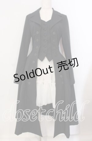 画像: ATELIER BOZ / ロングローランドジャケット  ブラック O-25-09-06-010-EL-CO-OW-OS