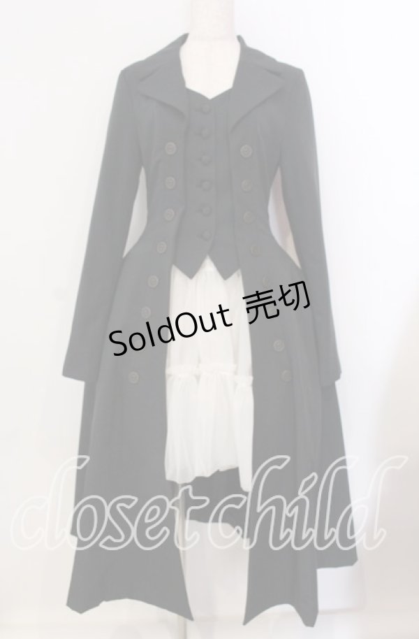 画像1: ATELIER BOZ / ロングローランドジャケット  ブラック O-25-09-06-010-EL-CO-OW-OS (1)