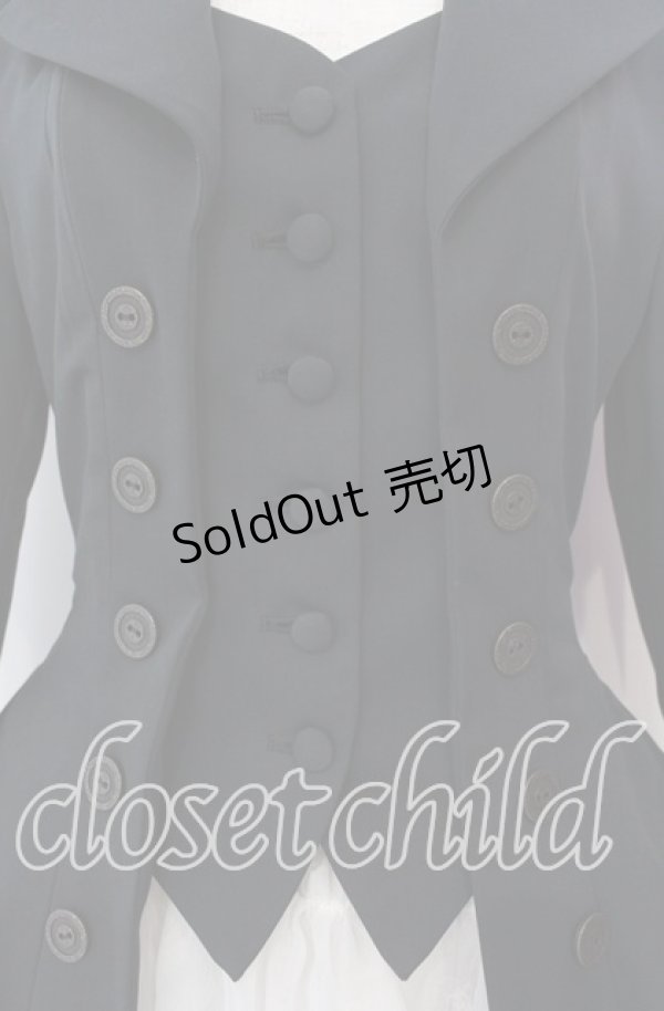 画像2: ATELIER BOZ / ロングローランドジャケット  ブラック O-25-09-06-010-EL-CO-OW-OS (2)