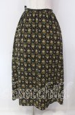 画像1: 【SALE】KANEKO ISAO / 小花柄スカート  クロ O-25-09-06-015-EL-SK-IG-ZT030 (1)