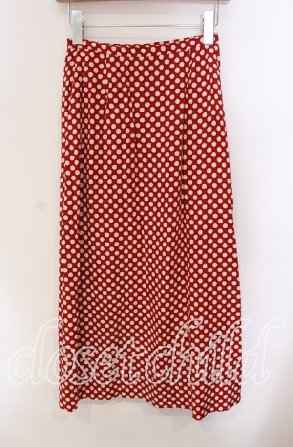 画像3: 【SALE】PINK HOUSE / ドット柄スカート  アカ O-25-09-06-016-LO-SK-IG-ZT022 (3)