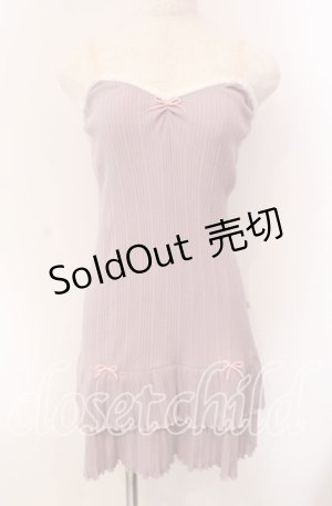 画像: Katie / UNDER PRETTIES camisole one-piece F ラベンダー O-25-09-06-023-LO-OP-OW-OS