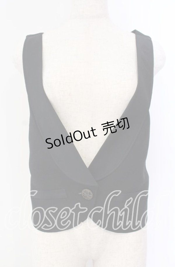 画像1: MIHO MATSUDA / ベスト・アシル  ブラック O-25-09-06-025-GO-TO-OW-OS (1)