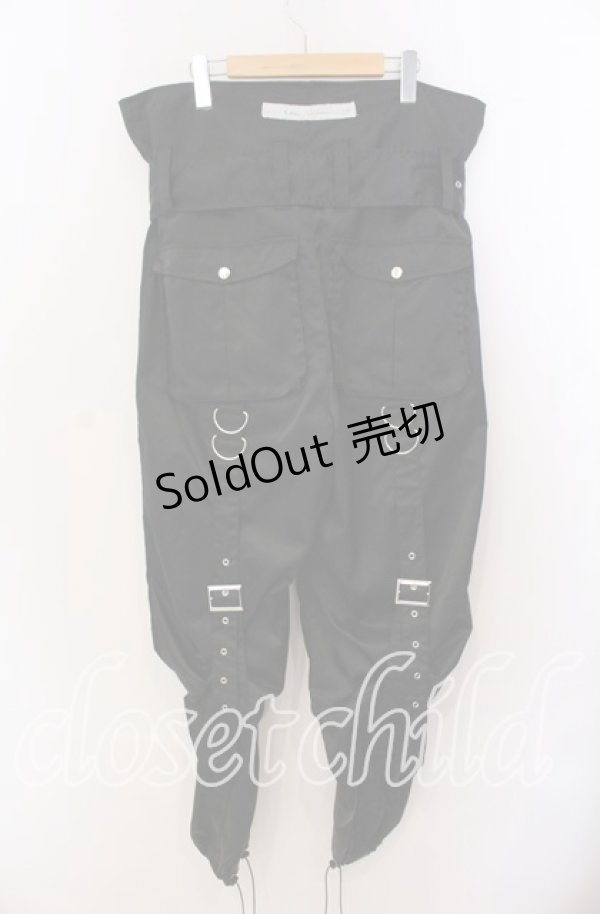 画像3: alice auaa / ナイロンカーゴパンツ 1 ブラック O-25-09-08-048-AA-PA-OW-OS (3)