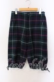 画像1: Jane Marple / タータンチェックハーフパンツ M グリーン O-25-09-08-050-JM-PA-OW-OS (1)