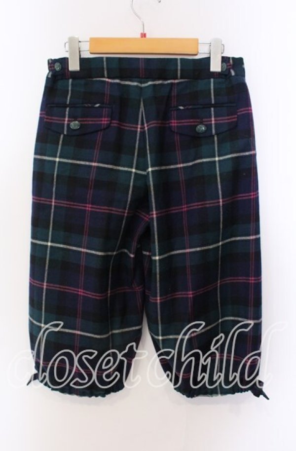 画像3: Jane Marple / タータンチェックハーフパンツ M グリーン O-25-09-08-050-JM-PA-OW-OS (3)