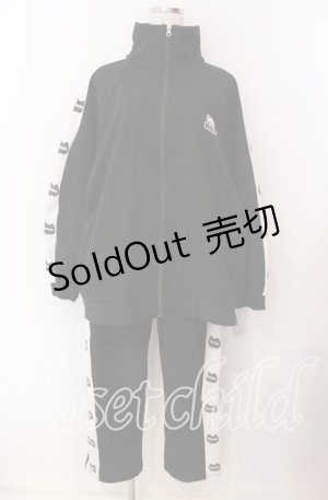 画像: Hauls / 新！ネ申おジャージ参上！ 【 セットアップ 】  クロ×シロ O-25-09-08-053-PU-PA-IG-OS