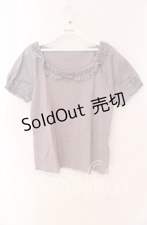 画像: PINK HOUSE / ローンパフスリーブTシャツ Ｍ ラベンダー O-25-09-08-006-LO-TS-IG-ZT081
