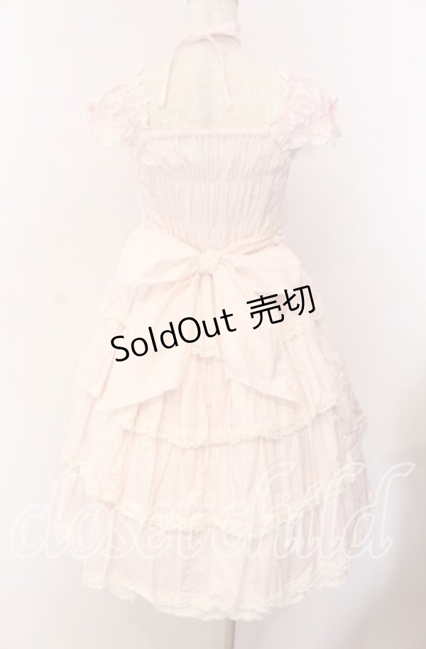 画像4: BABY,THE STARS SHINE BRIGHT / リボンミルキーシュガージャンパースカート  ピンク O-25-09-08-061-BA-OP-IG-OS (4)