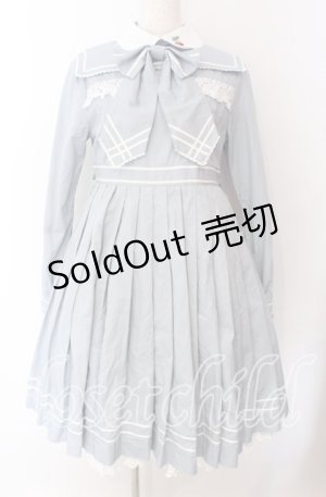 画像: BABY,THE STARS SHINE BRIGHT / Love and Cherish youプリーツワンピース  スモーキーサックス O-25-09-08-063-BA-OP-OW-OS