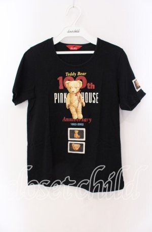 画像: PINK HOUSE / テディベアアニバーサリーTシャツ Ｍ クロ O-25-09-08-008-LO-TS-IG-OS