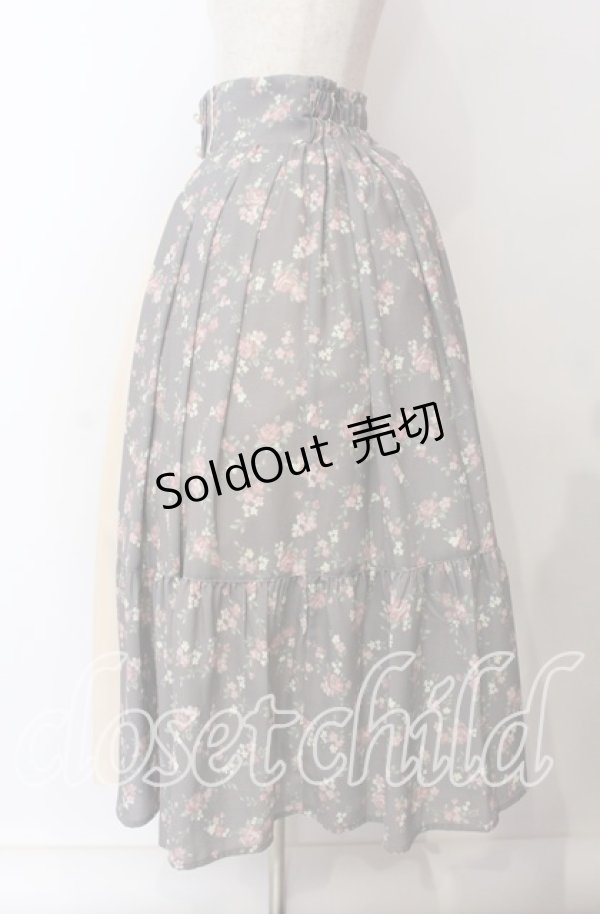 画像3: axes femme kawaii / プティフルールスカート  ブラウン O-25-09-08-069-AX-SK-IG-OS (3)