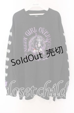 画像: NEEDY GIRL OVERDOSE / あめちゃんパンク ロンT XL クロ O-25-09-08-078-PU-TO-IG-OS