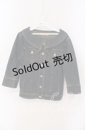 画像: PINK HOUSE / デニムジャケット  クロ O-25-09-08-011-LO-JA-OW-OS